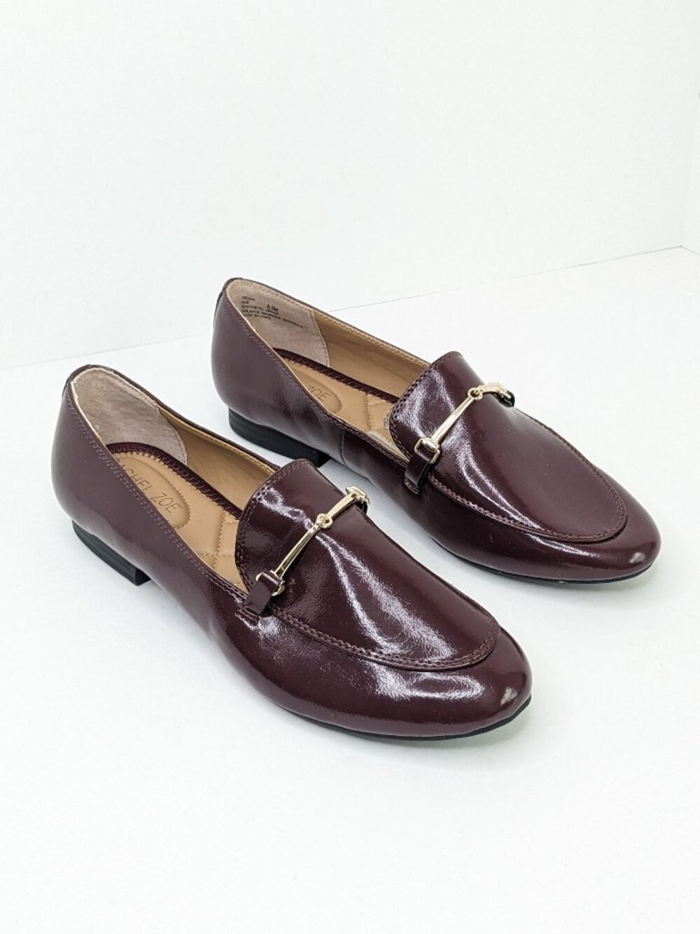 Rachel Zoe Axe Slip-On Loafers Dark Red Women's 8.5